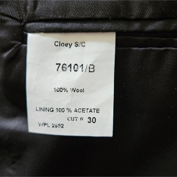 Ann Freedberg 100% Wool Double Breasted Long Line Chocolate Brown Blazer - Picture 10 of 10